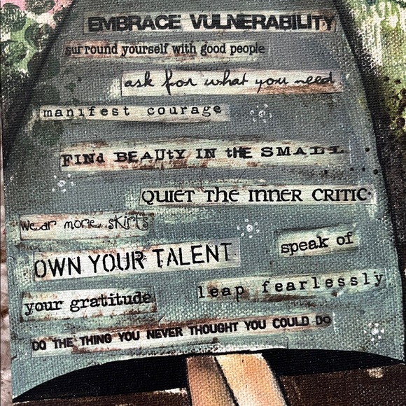 Kelly Rae Roberts Let It Go Wall Art Angel Fairy Canvas Art Inspirational Words - Picture 3 of 10